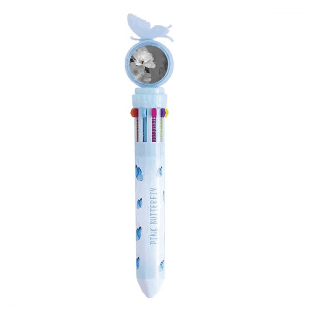 Stylo à bille rétractable multicolore à fleurs pour ne plus perdre ses couleurs - 4