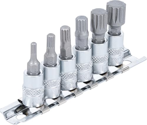 Miniatura 2 de Bgs 2162 Juego De Puntas De Vaso Entrada 6,3 Mm 1 4 Dentado Múltiple Interior Para Xzn M4 - M12 6 Piezas