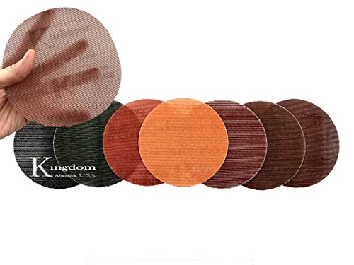 5-in. 320-Grit Pro-Net Sanding Discs (50-Pack) and 44-hole Pad