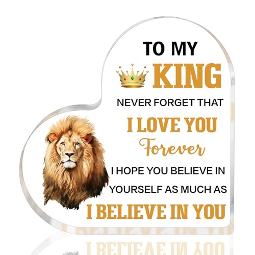 Heart Shaped Acrylic Sign Gifts for Him