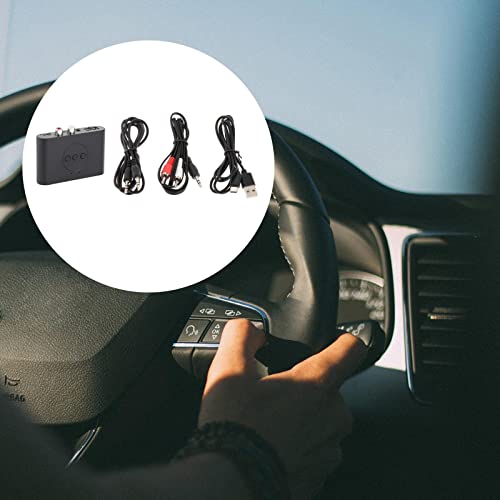 Mini transmissor receptor sem fio 5.0 NFC adaptador de áudio para alto- do carro ajustável efeito de