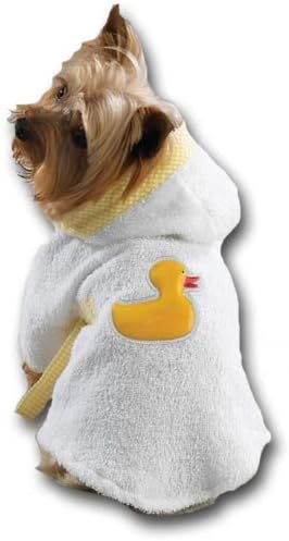Casual Canine Duckie Bathrobe, Size: Small