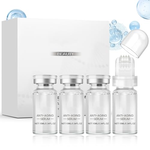 Allony Micro Infusion System for Face, Microneedling Infusion System Set, Microneedling, Suero Facial de ácido Hialurónico Para Mujeres, Hidratante, Antiarrugas, Apto Para Todo Tipo de Piel