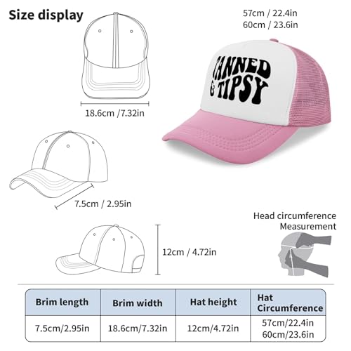 Tanned and Tipsy Sun hat Camping caps for Him4