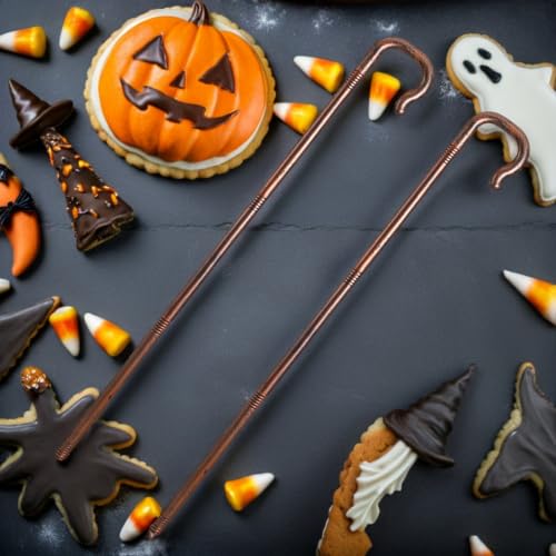 Bastón de plástico para Halloween de 2 piezas para disfraces temáticos 7