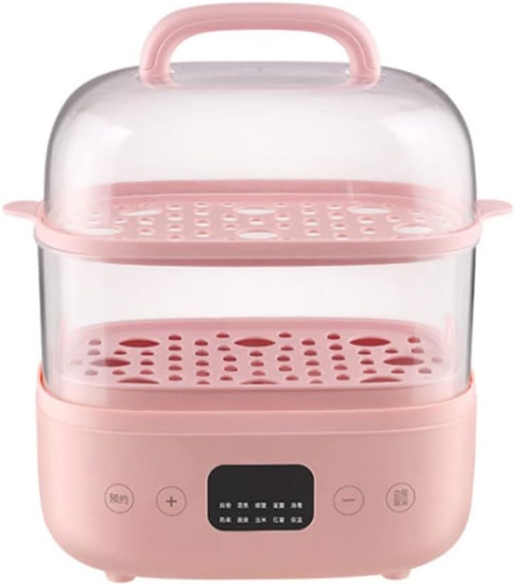 Food Steamer 10 Hours Reservation Food Warmer Reheat Automatic Insulation Washable Base Steam Pot Cookware(Black-JoJo's Bizarre Adventure1)