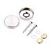 20Pcs Stainless Steel Decorative Mirror Screw Cap Nails Screw Covers Fasteners & Hooks Furniture Hardware 16/18/20/22/25mm - (Color: 25mm)