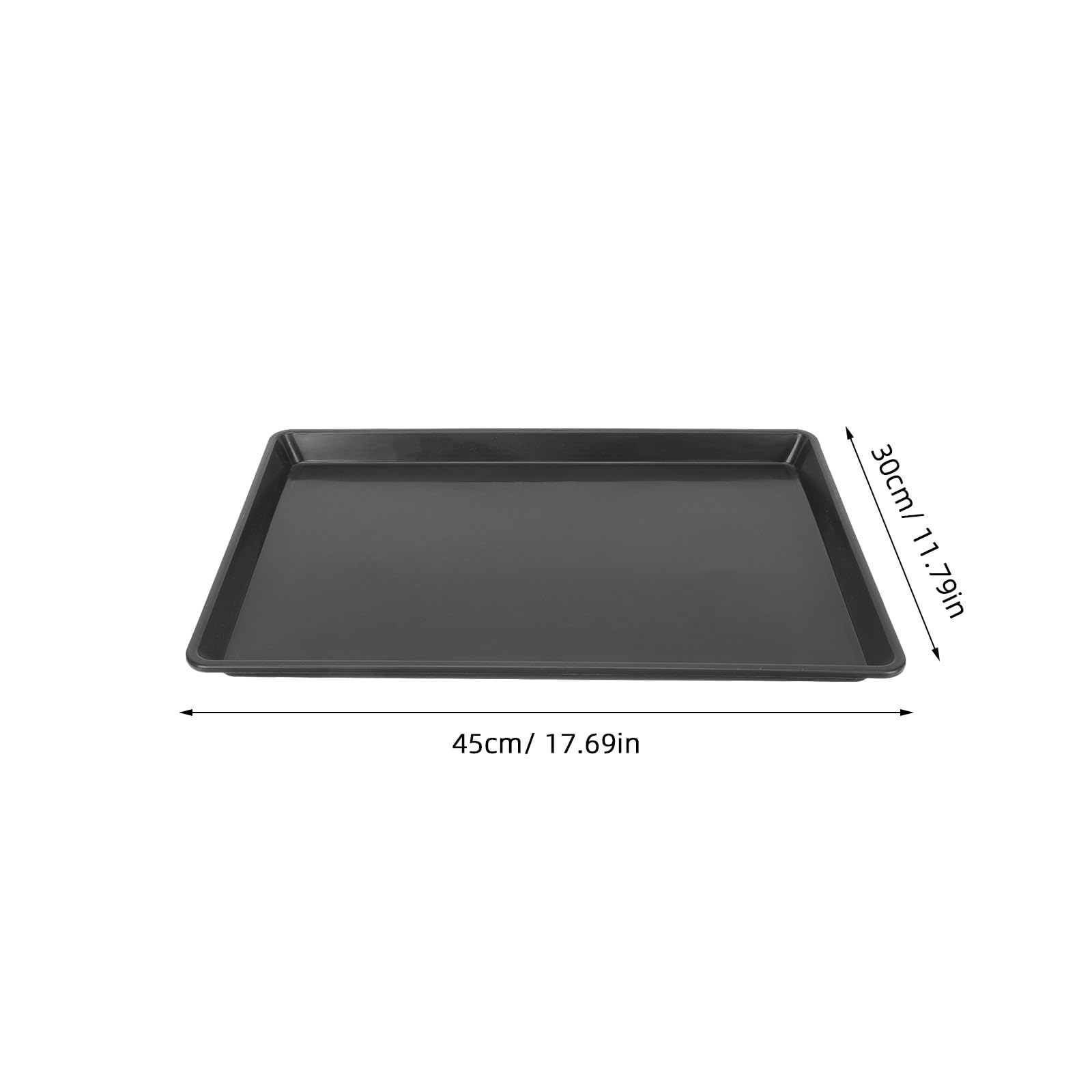 2 bandejas para jaulas de Mascotas: Base de plástico para jaulas de Perros y Conejos - Bandeja Plana de plástico de 45 x 30 cm - Revestimiento antiderrames para la recolección de
