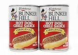 2 pack of Castleberry's Bunker Hill Original Hot Dog Chili Sauce 10oz
