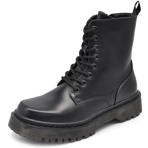 IF FASHION Stivali Stivaletti Anfibi Combat Boots...