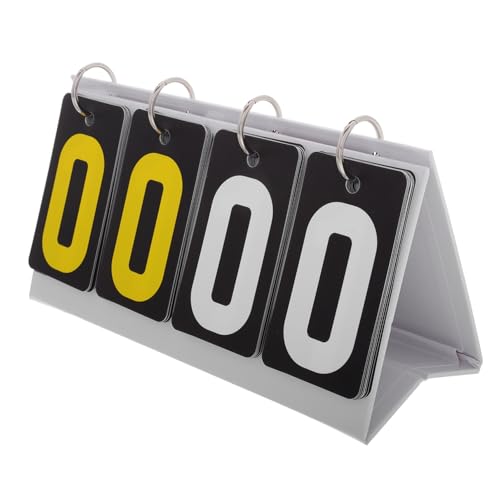 BESPORTBLE Portable Tennis Score Keeper Flip Scoreboard for Game Night Softball and Table Tennis