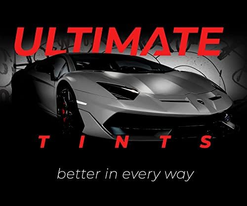 VViViD+ Ultimate Headlight Taillight Tint Vinyl Wrap (Dark Smoke, 12" x 7ft) - 1