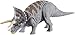 Jurassic World Dual Attack Triceratops Dinosaurs in Medium Size with Button-activated Dual Strike Action Moves Like Tail & Head Strikes