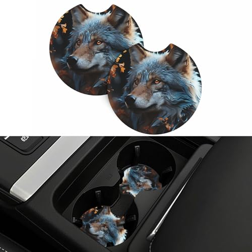 Portavasos para carro 2 piezas antideslizantes de neopreno miniatura 5