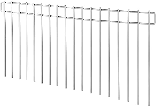 TMEE Animal Barrier Fence 15in X 32in No Dig Metal Garden Fence Border Panel for Dog Rabbit Pet Landscape Edging Ground Defense Rustproof Galvanized Steel for Outdoor Patio Lawn,10 Pack