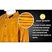 FaroLy Adult Leather Welding Jacket Heat Flame Resistant Weld Coat Flame Protection with Tool Pockets Mechanics (Color : Yellow, Size : X-Large)
