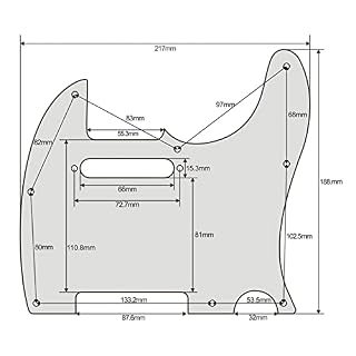 BIPROS 8 Trous Guitare électrique Pickguard TL Pick Guard Plaque à gratter Fit américain/Mexicain Standard TL Style… - Les Beatles, Paul McCartney, John Lennon, RIngo Starr, George Harrison BIPROS 8 Trous Guitare électrique Pickguard TL Pick Guard Plaque à gratter Fit américain/Mexicain Standard TL Style… – Image 4
