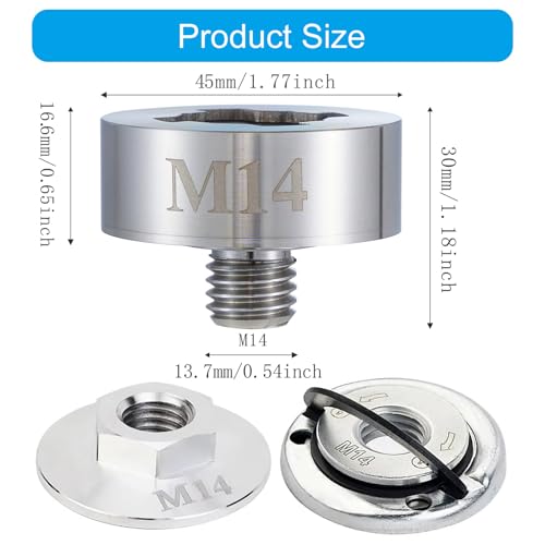 Tiges de meuleuse d'angle M14 usinées pour outillage de précision meuleuse X - 7