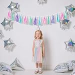 Pastel Tassel Garland – 10FT Multicolor Fringe Banner with 14pcs Tissue Tassels, No DIY Hanging Decoration for Birthday, Baby Shower, Photo Backdrop & Pastel Party Decor - Image 4