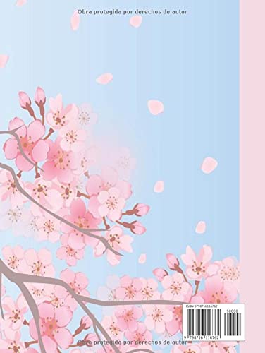 Miniatura 2 de Cuaderno de bocetos encuadernado en blanco Cuaderno con diseño de flores rosas grande, 8,5x11, 120 páginas, cuaderno de bocetos, cuaderno de