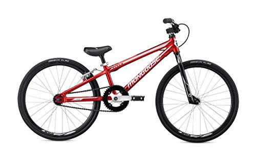 Mongoose Title Mini Bmx Race Bike, 20-Inch Wheels, Beginner Riders, Lightweight Tectonic T1 Aluminum Frame And Internal Cable Routing, Red #TOP6