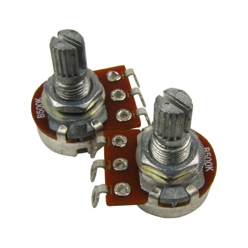 IKN B500K Mini potentiomètre L15mm Pots coniques linéaires à arbre fendu court avec baïonnette pour pièces de Volume de… - Les Beatles, Paul McCartney, John Lennon, RIngo Starr, George Harrison IKN B500K Mini potentiomètre L15mm Pots coniques linéaires à arbre fendu court avec baïonnette pour pièces de Volume de…
