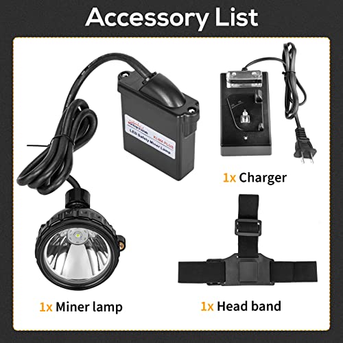 Lampe frontale de minage étanche et anti-explosion à 7 LED