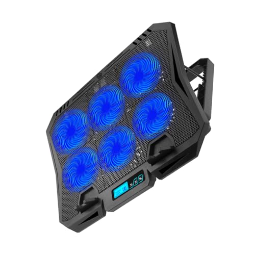 Base para laptop con ventilador y altura ajustable miniatura 1