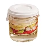 Préservation Sans Odeur: Conçu avec un joint hermétique fort et un mécanisme de double verrouillage, ce bocal de fermentation pour cornichons excelle à garder la poussière à l'extérieur et à maintenir la fraîcheur. Il offre un stockage fiable sans odeur au réfrigérateur tout en protégeant le goût de vos délicatesses fermentées maison. Parfait pour une conservation longue durée des aliments fermentés dans un environnement contrôlé.