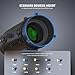 NEEWER LS-300 Spotlight Optical Snoot for 300W Bowens Mount LED Video Lights with 16x GOBO 19° Projection Lens 98% Light Transmittance Geometric Shaper for Creative Photography & Enhanced Illuminance