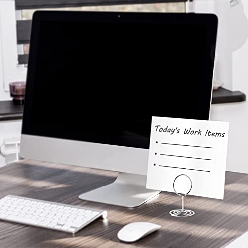 Image of Table Number Holders, 26PCS Place Card Holder, Photo Holder (2 inch Silver) | Picture Holder, Card Stand Name Menu Clips, Small Size Table Sign Card Holder for Centerpieces Wedding Birthday Party