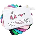 Knitting Factory Water Proof Wet Bikini Bag Selection (Black)
