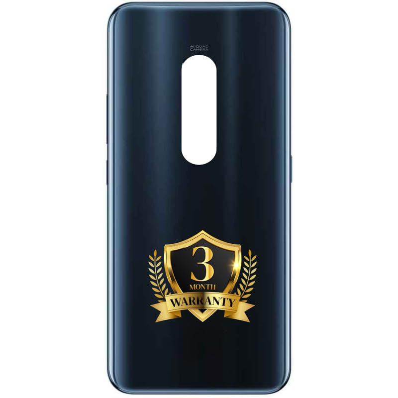 Image of GIFFEN 100% OG Mobile Back Panel Back Glass Mobile Compatible with Vivo V17 Pro (Crystal Black) | with Logo & 3 Months Warranty