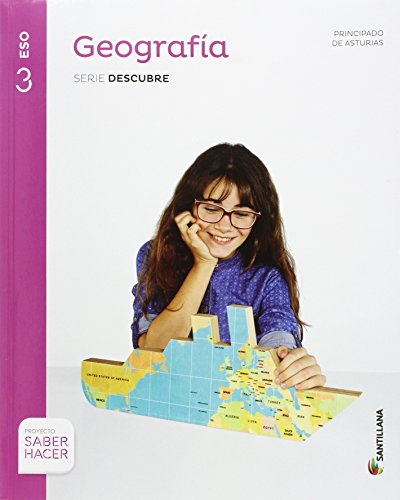 Portada de Geografia 3º ESO Asturias Ed 2015