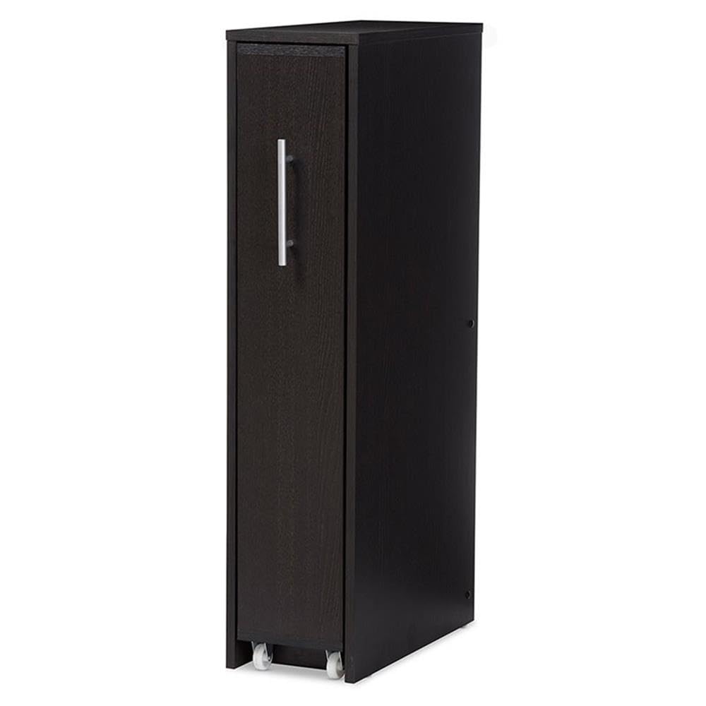 Amazon.com: Baxton Studio Lindo Wood Bookcase with One Pulled Out