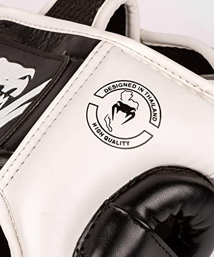 Venum Youth Challenger - Casco de Boxeo Unisex, Color Negro y Blanco, Talla S/M - imagen 2