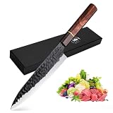 GOLDEN BIRD Kochmesser professionelles 34.6cm Küchenmesser ultrascharfes Fleischmesser handgeschmiedetes Mehrzweckmesser aus kohlenstoffreichem Stahl perfekt für zu Hause und Reastaurant