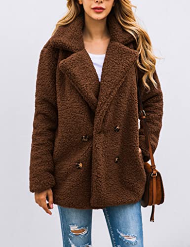 image for PRETTYGARDEN Women's Fashion Winter Coats Sherpa Fleece Faux Fur Shear
