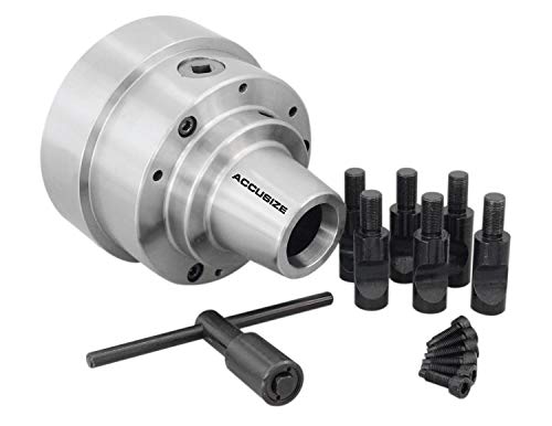 Accusize Industrial Tools 5-1/2'' 5C Collet Chuck with Integral D1-5 Camlock Mounting, 3/4'' Stud, 0269-0015