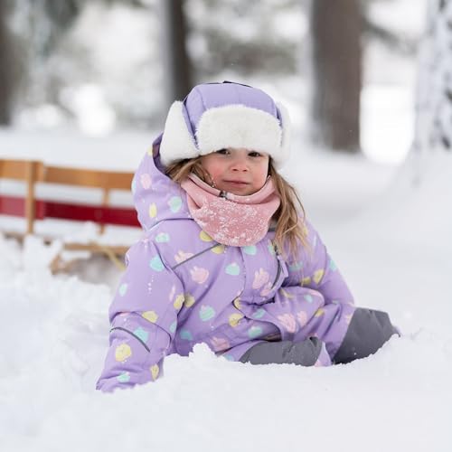 Image of JAN & JUL Waterproof Trapper Hat for Baby and Kids, Insulated Winter Hat with Faux Fur Lining
