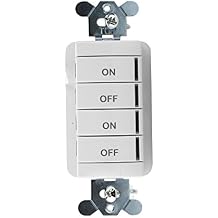 Sensor Switch NPODM-2P-WH nLight Push Button Raise/Lower Switch WallPod, Low Voltage, White
