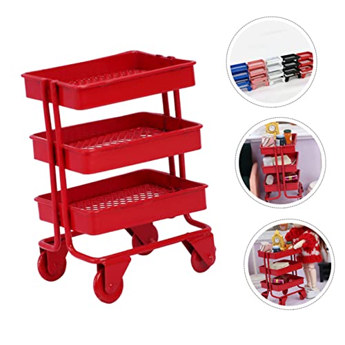 Alipis 5 Pçs Decoração De Casa De Boneca Crianças Carrinho Banheira Acessórios Para Banheira Pratele