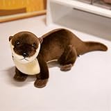 Ueiwffzo Kuscheltier Otter, Kawaii Plüschtier Plüsch Spielzeug Plushie Plüschtier Geschenk...