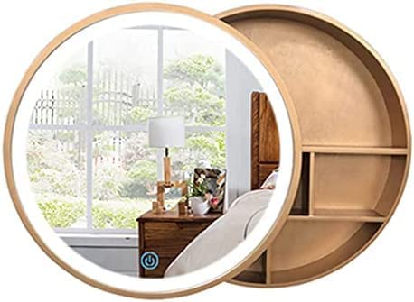 【Janboe】 LEDバスルームミラーキャビネット 50×70cm Amazon.co.jp: バスルーム用ミラーキャビネット、バスルームミラー