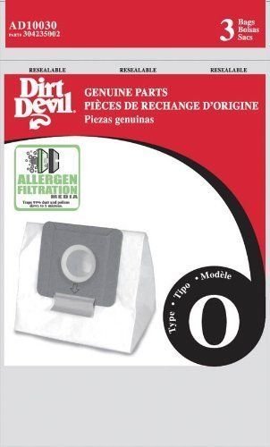Dirt Devil Typ O Allergen-Staubsaugerbeutel (6er-Pack), AD10030