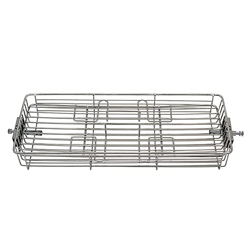 ROUZIHU Acero Inoxidable 40L 24L Parrilla BBQ BBQ Roaster ROTISSERIE OBENSAJE PENSAJES Horno ROTAR Cage CAMARIO DE PECHES DE CAMARIA DE Carne DE Carne(Big)