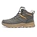 Men's Snow Boots Fashion Lining Fleece Warm Winter Shoes Outdoor Hiking Backpacking Climbing Non Slip Walking Shoes Gray11