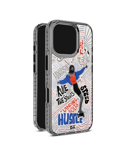 Image of DailyObjects Drift4L Stride 2.0 Magnetic Case Cover Compatible with iPhone 16 Pro Max | Wireless Charging Slim Back Cover | 2 Layer Edge Protection & Shockproof