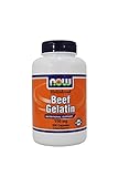 Now Foods Beef Gelatin 550 mg - 200 Caps 2 Pack