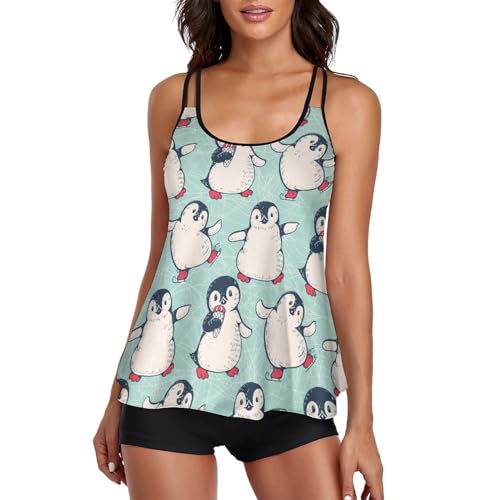 Maillot Bain Tankini Ensemble Bikini Short Robe Plage